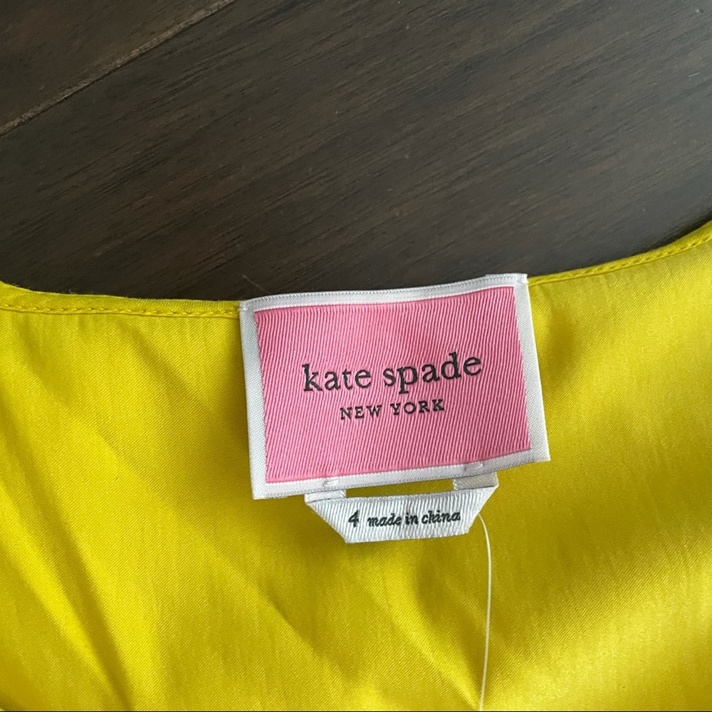 Kate Spade Poplin Ruffle Tiered Dress - Picture 5 of 7